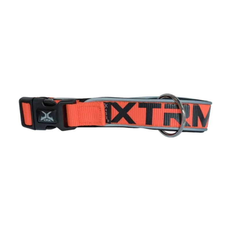 X-TRM Neon Flash Collar Naranja para perros