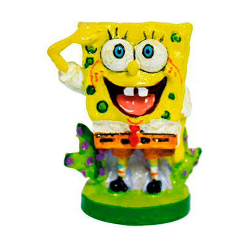 Penn-Plax Figura de Bob Esponja para acuarios