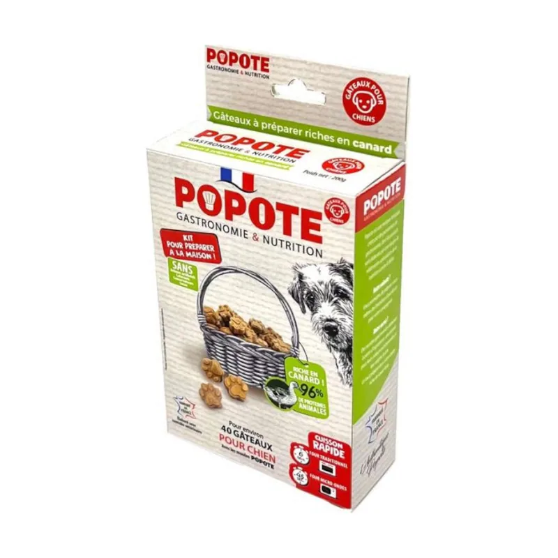 Popote 200 g Kit Galletas Caseras Pato