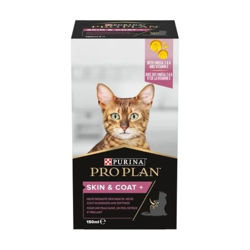 Pro Plan 150 ml Skin & Coat + Aceite de Salmón Noruego para gatos