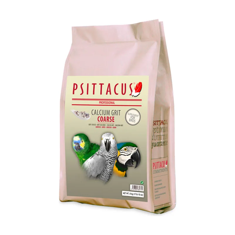 Psittacus 8 KG Calcium Grit Coarse complemento de calcio para pájaros
