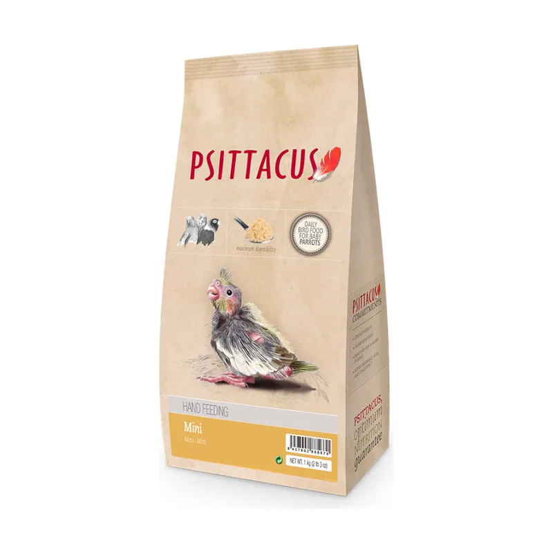 Psittacus 1 KG Papilla para crías y aves pequeñas
