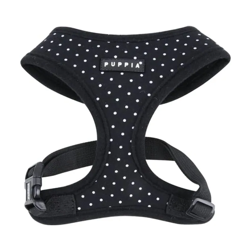 Puppia Dotty Arnés Negro para perros