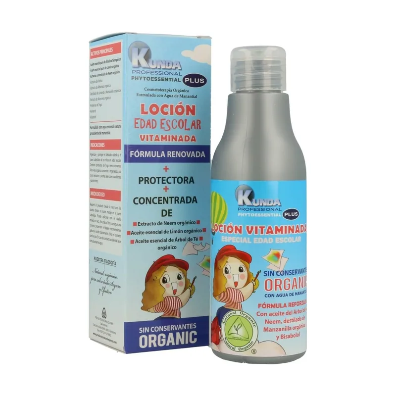 Kunda Loción Vitaminada Edad Escolar 250 ml