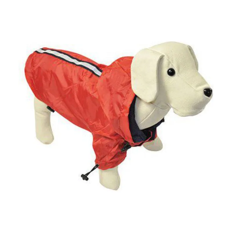 Nayeco Chubasquero Reflectante Rojo para perros