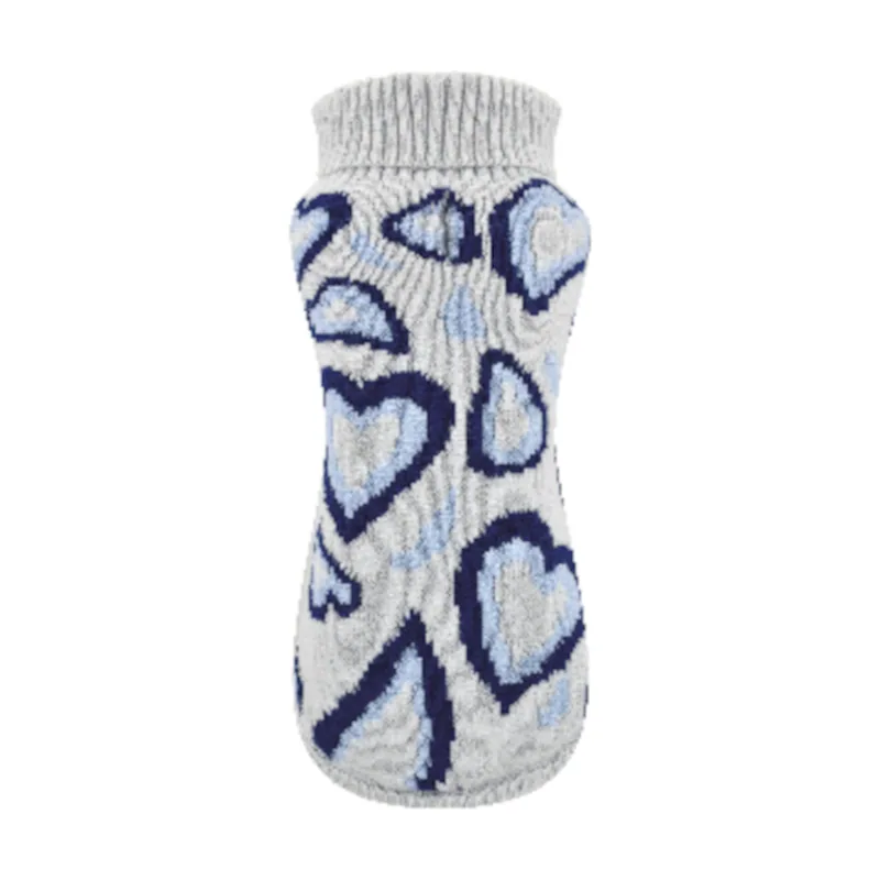 Nayeco Pop Love Azul Jersey de Punto para perros