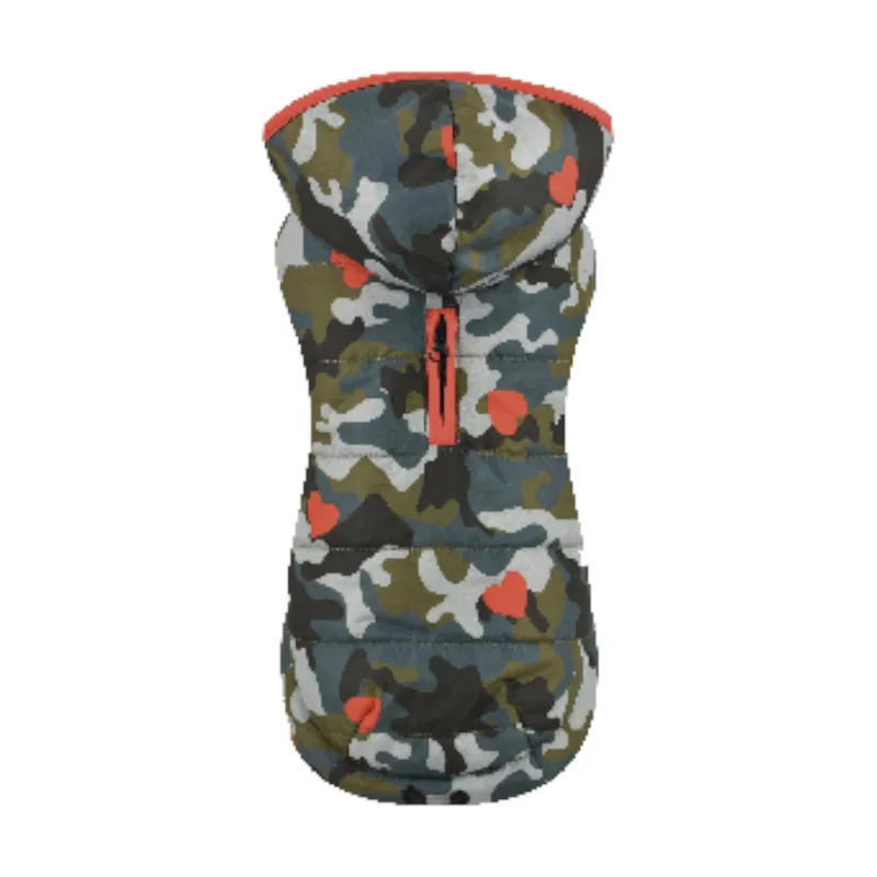 Nayeco Army Chaqueta con Capucha para perros