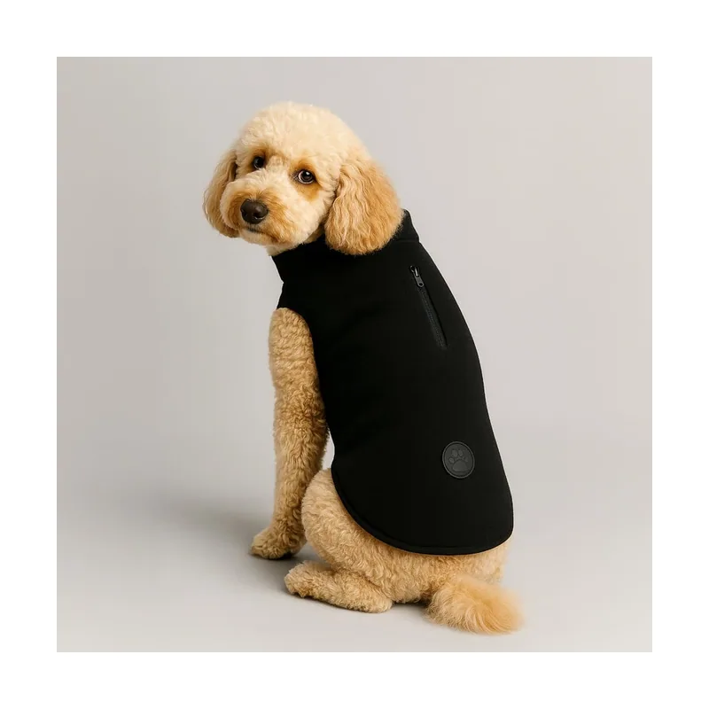 Nayeco Abrigo Fleece Jacket Negro para perros