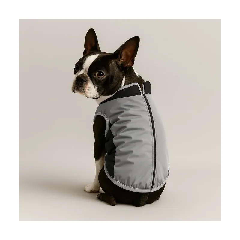 Nayeco Abrigo Reflectantre Gris para perros