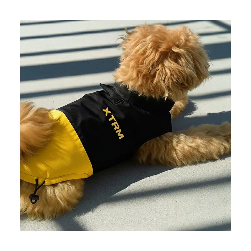 Nayeco X-TRM Chubasquero Negro y Amarillo para perros