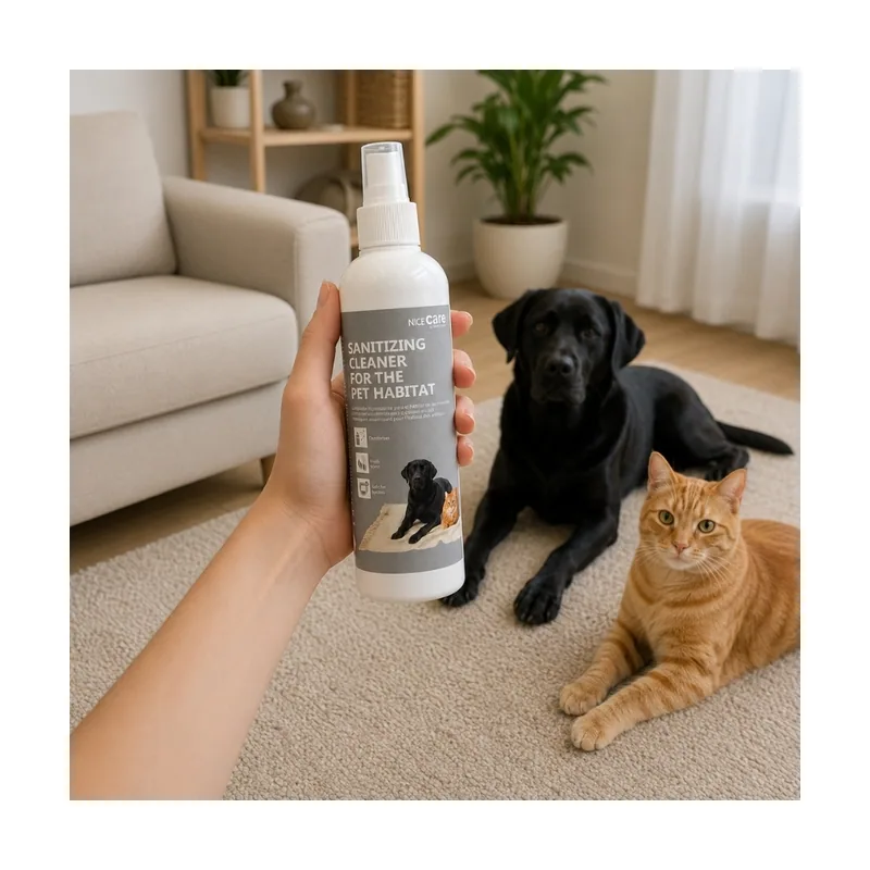 Nice Care Detergente Limpiador Higienizante Habitat para perros y gatos