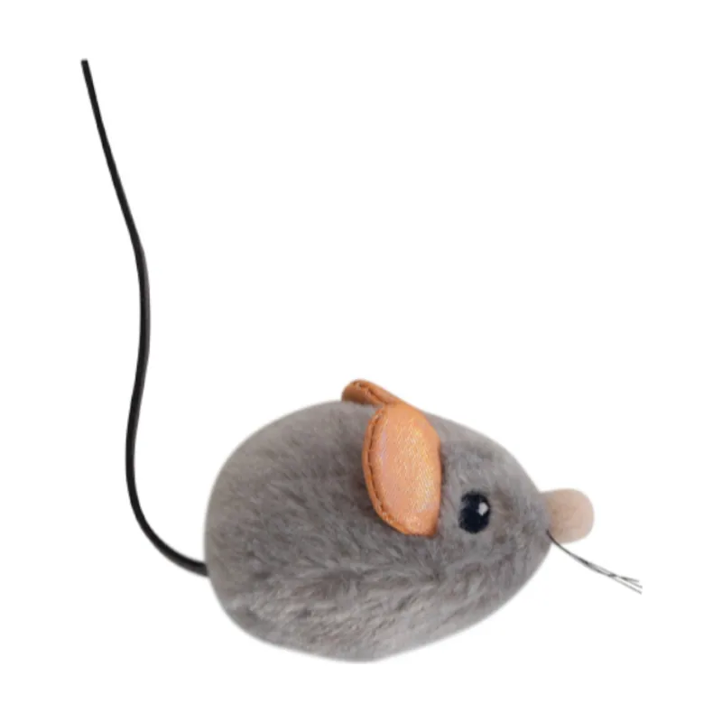 Catstages Squeaky Gris Ratón de Juguete con Catnip para gatos