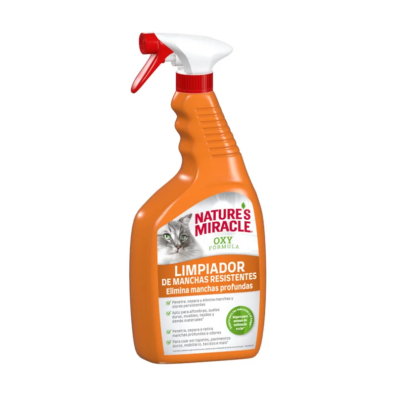 Nature's Miracle Limpiador de manchas resistentes de gatos