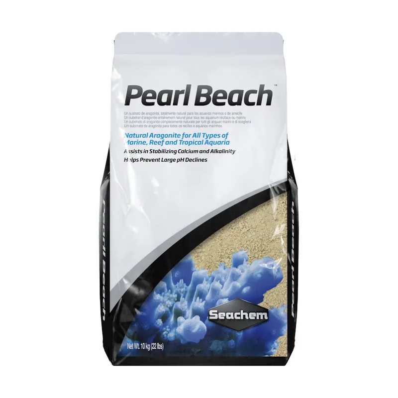 Seachem Pearl Beach sustrato natural de aragonita para acuarios