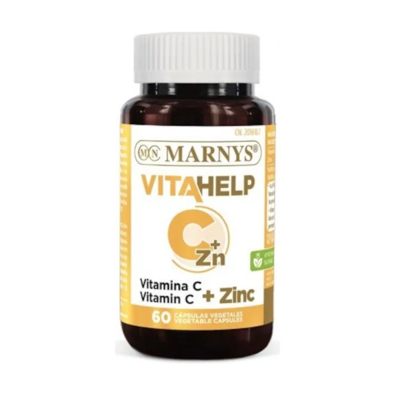 Marnys Vitahelp Vitamina C + Zinc 60 Cápsulas