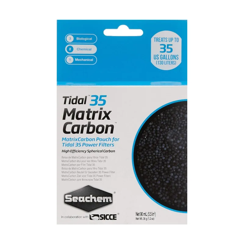 Seachem Matrix Tidal Carbón Activo para filtro de acuarios