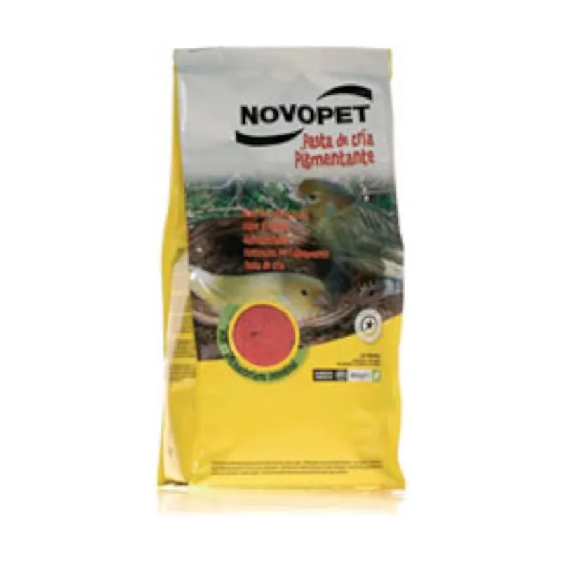 Novopet 6 KG Pasta de Cría Pigmentante para pájaros