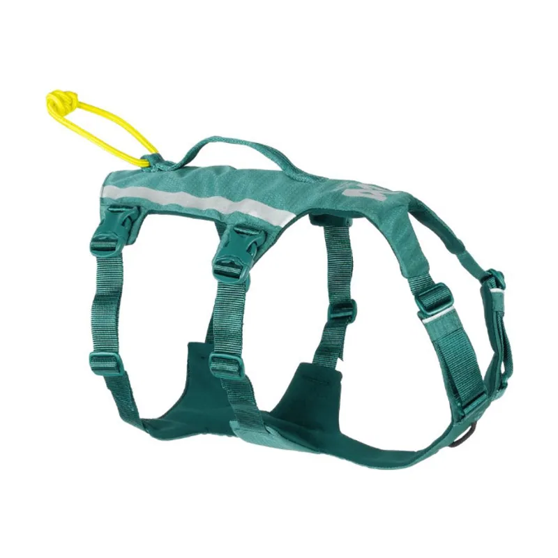 Non-stop Dogwear Arnés Largo Azul y Verde para perros