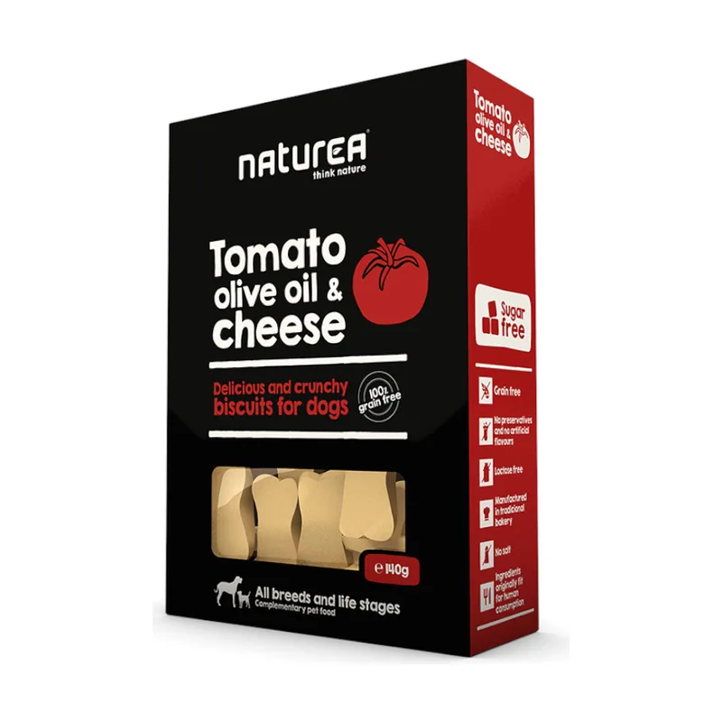 Naturea 140 g Galletas Tomate con Queso y Aceite