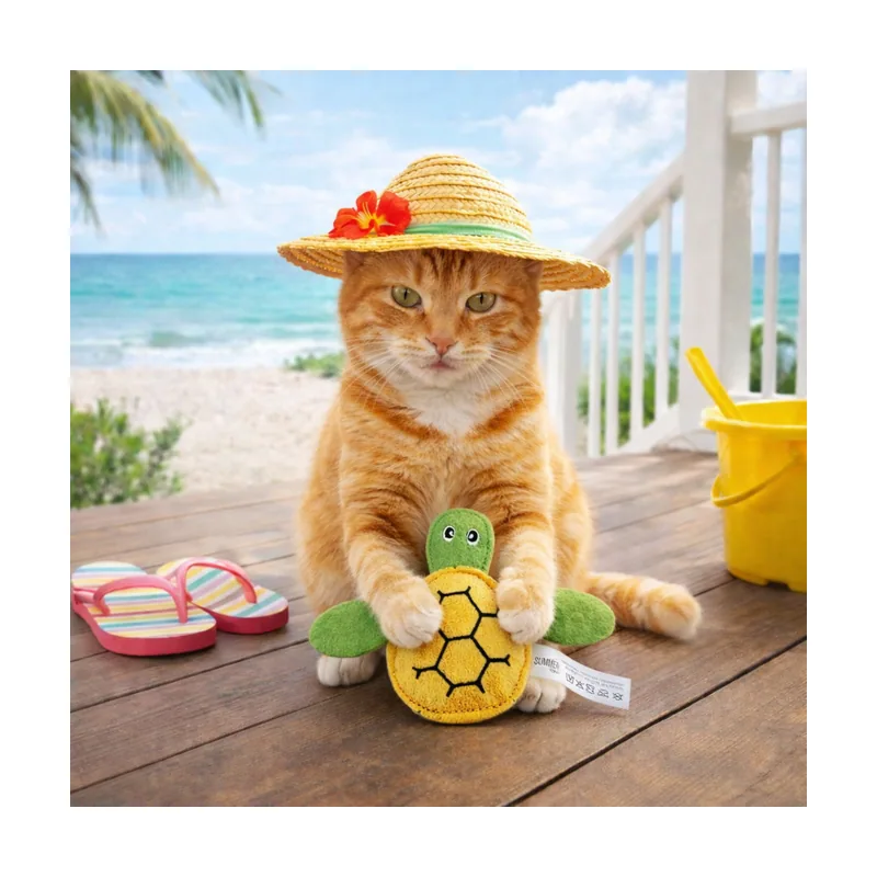 Summer Vibes Tortuga Peluche para gatos