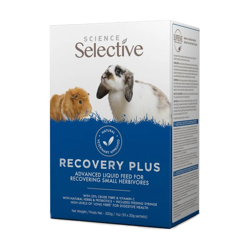 Science Selective 200 g Supreme Petfoods Selective Science Recovery Plus alimento liquido nutricional para pequeños roedores