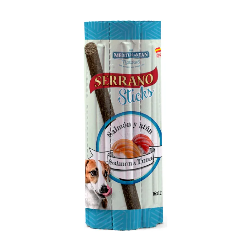 Mediterranean Natural 16 barritas Serrano Barritas de Salmón y Atún
