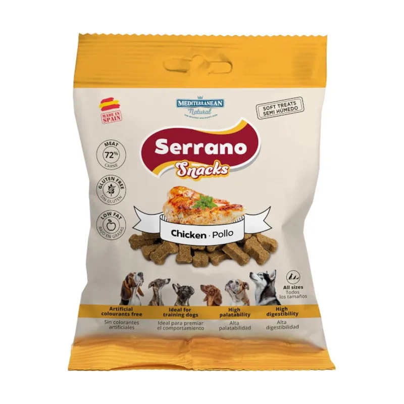 Mediterranean Natural 85 g Serrano Galletas Pollo