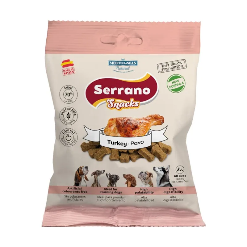 Mediterranean Natural 85 g Serrano Galletas Pavo