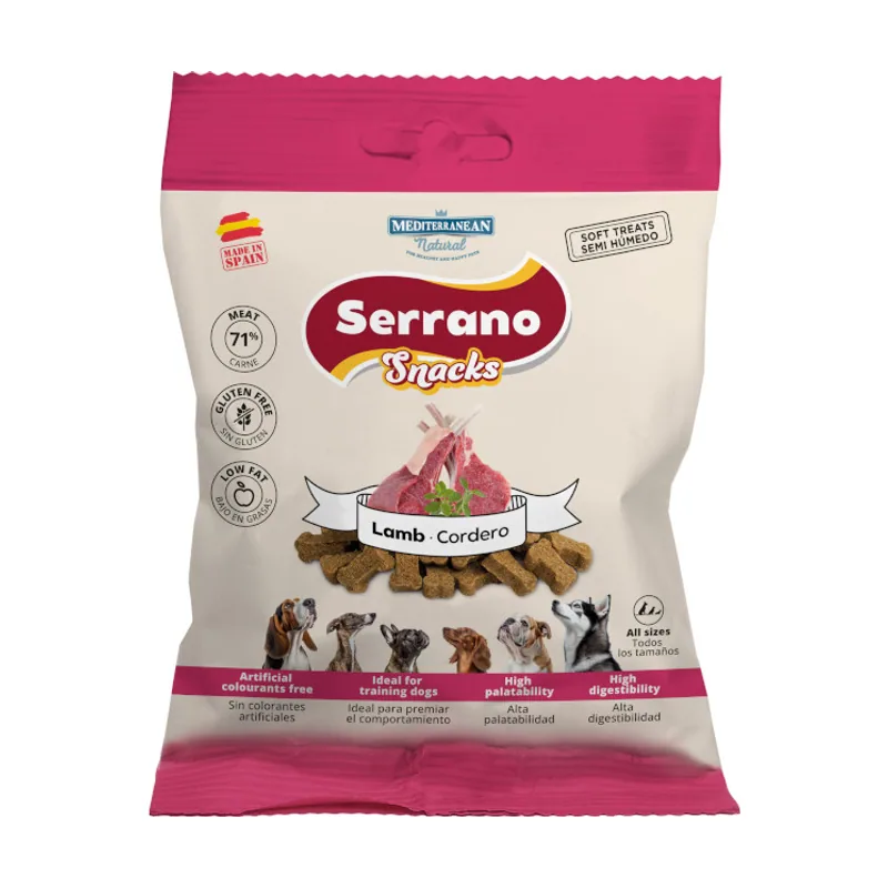 Mediterranean Natural 85 g Serrano Galletas Cordero
