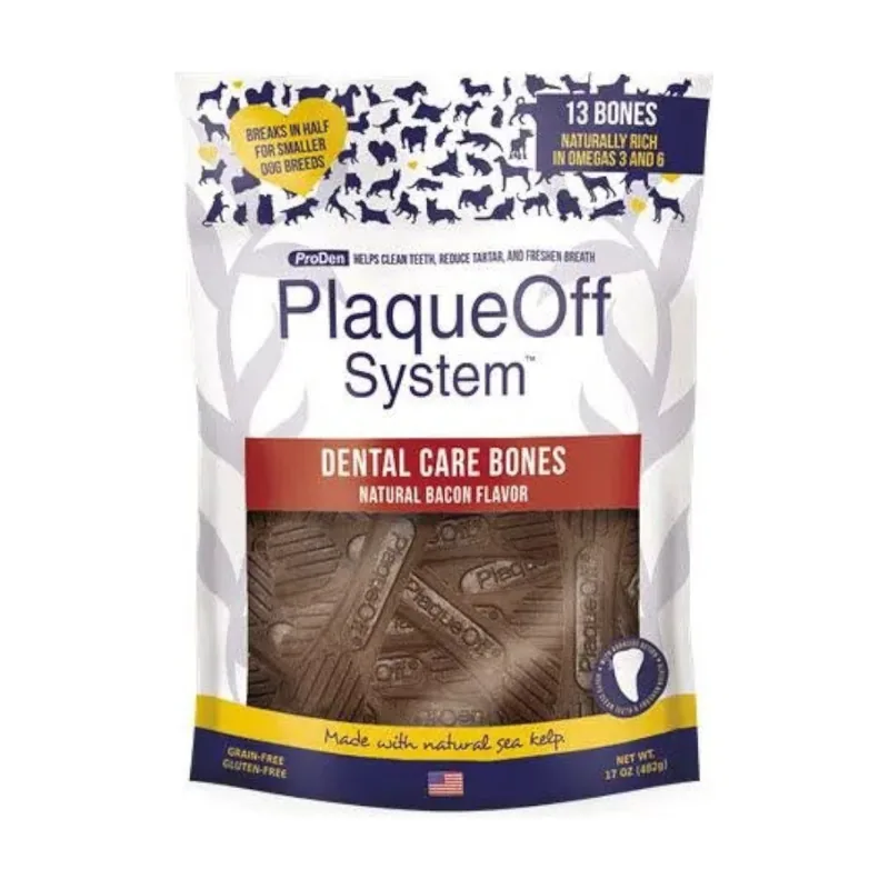 Swedencare Plaqueoff Dental Bones Bacon para perros