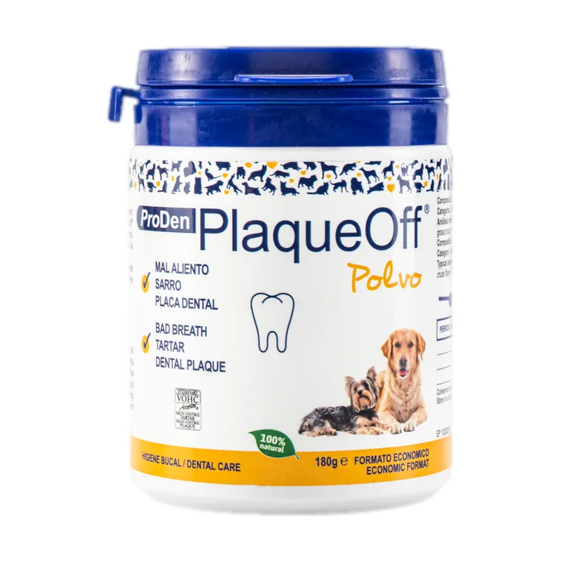 Swedencare 40 g PlaqueOff Polvo Antisarro para perros y gatos