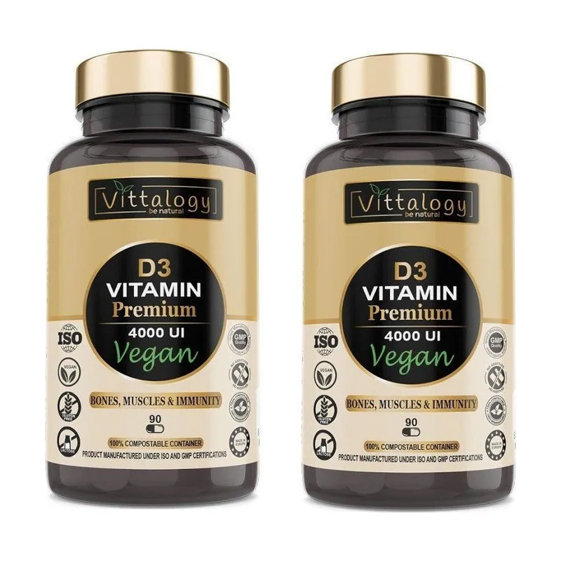 Vittalogy Vitamina D3 Premium Vegan 90 Cápsulas