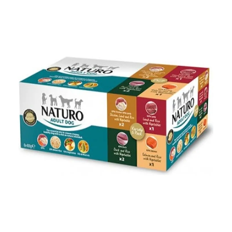 Naturo 6 tarrinas x 400 g tarrinas
