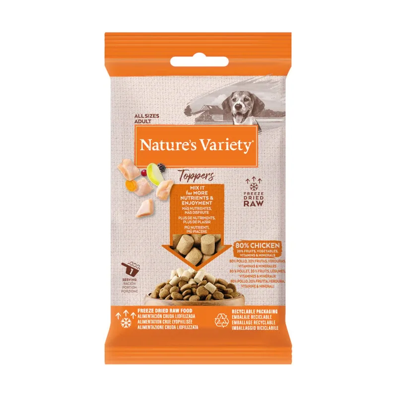 Nature's Variety 15 g Toppers Pollo Liofilizado