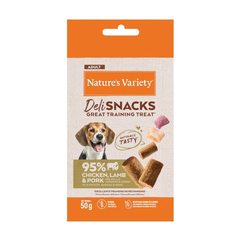 Nature's Variety 50 g Bocaditos Deli Snacks Adult Pollo