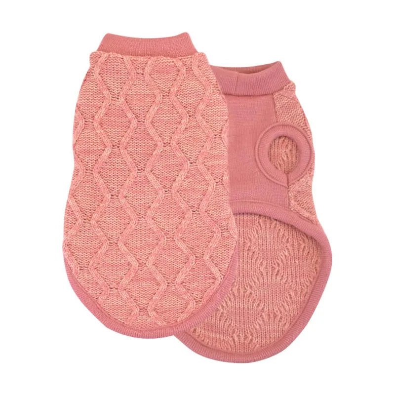 Outech Rombos Jersey de Punto Rosa para perros