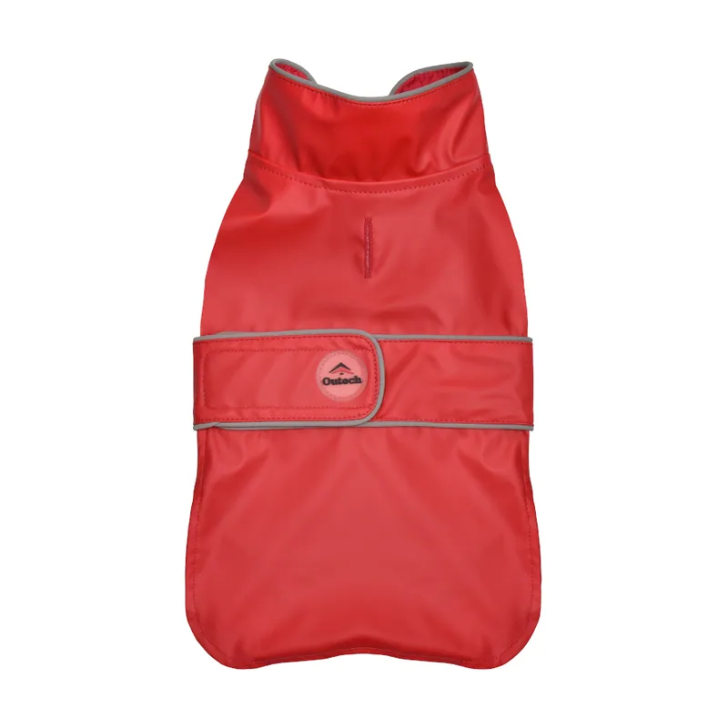 Outech Apolo Chubasquero Rojo para perros