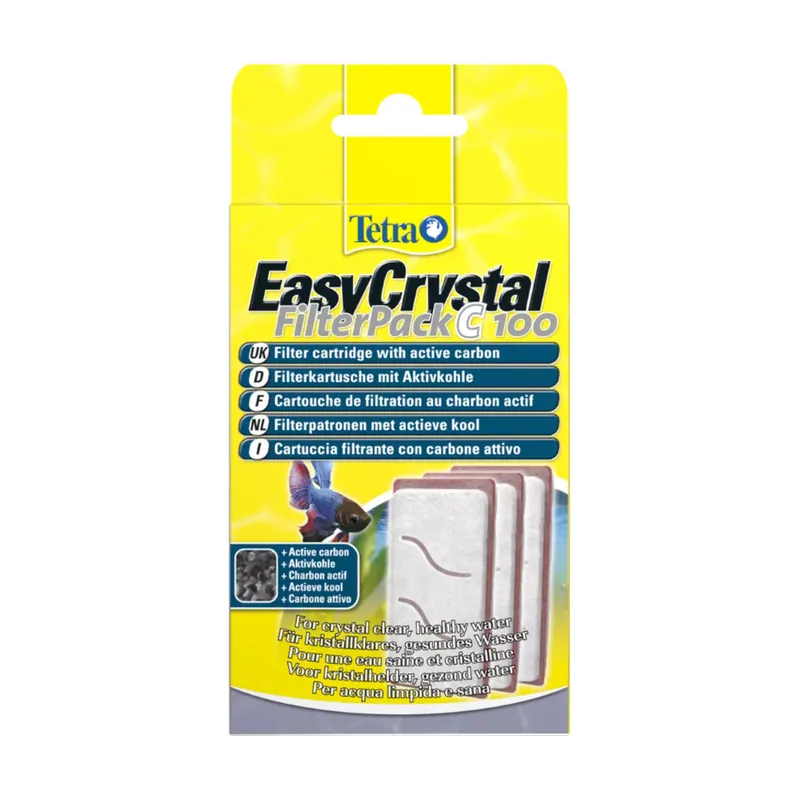 Tetra Tetratec EasyCrystal C 100 Carbón Activo para filtro de acuarios