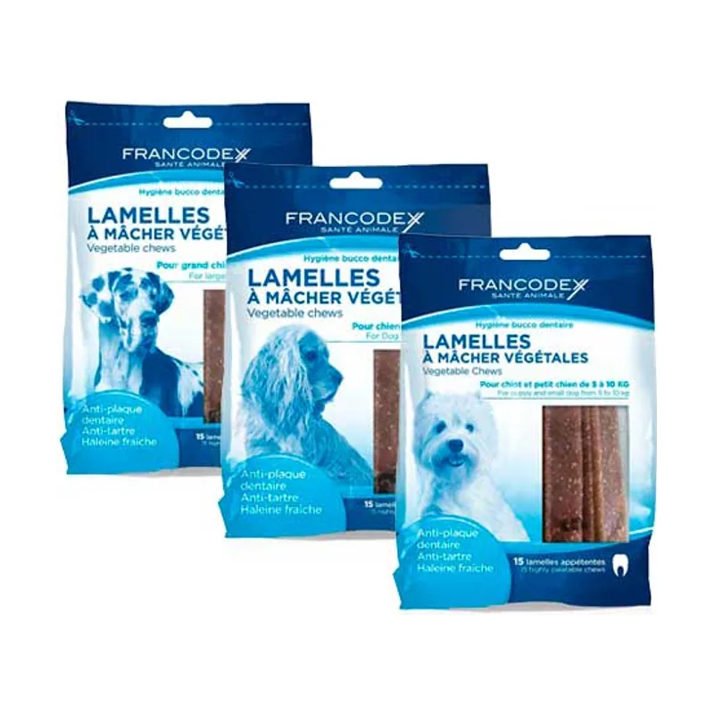Francodex 15 barritas S Snacks Dentales