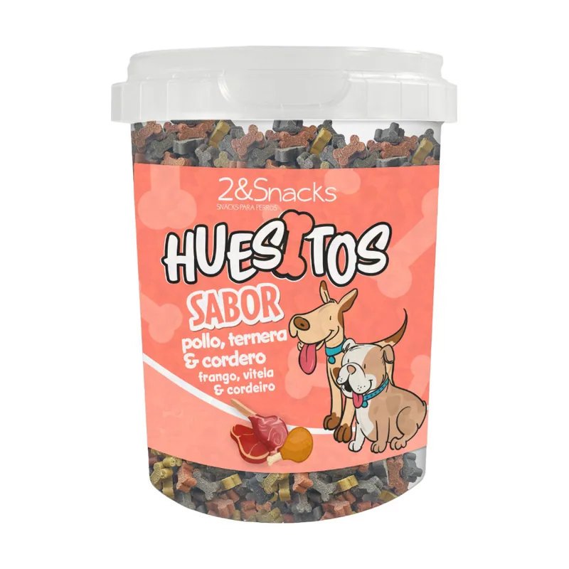 2&Snacks 100 g Galletas Mini Hueso Mix