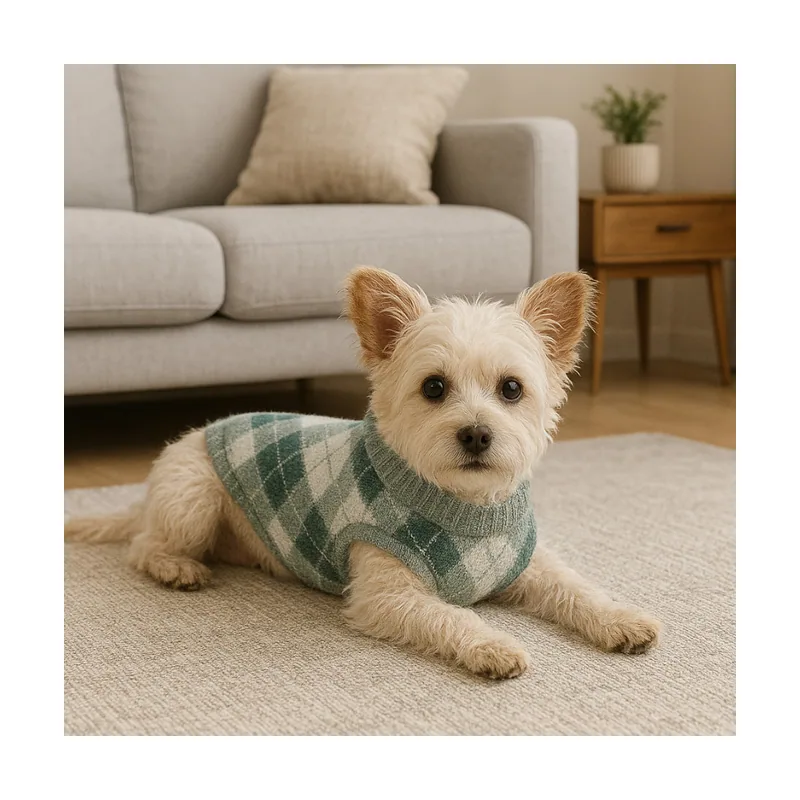 Outech Jersey con Rombos Verdes para perros