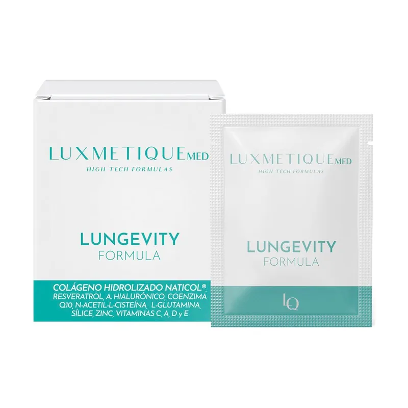 Luxmetique Lungevity Formula 20 Sobres Longevidad