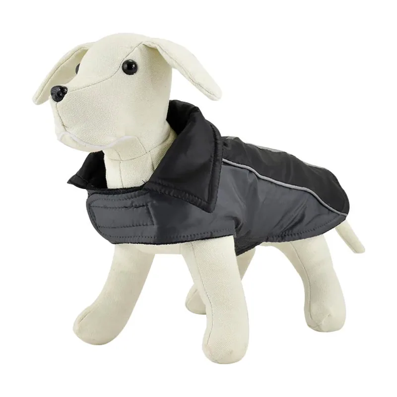 Outech Chubasquero negro para perros