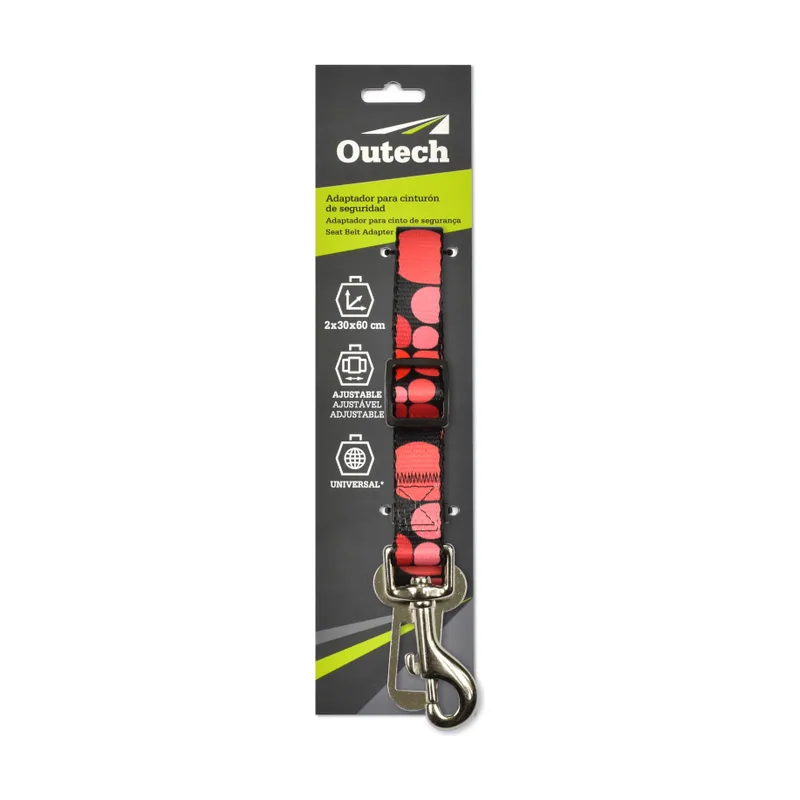 Outech Pop Adaptador de Cinturón de Choche para perros