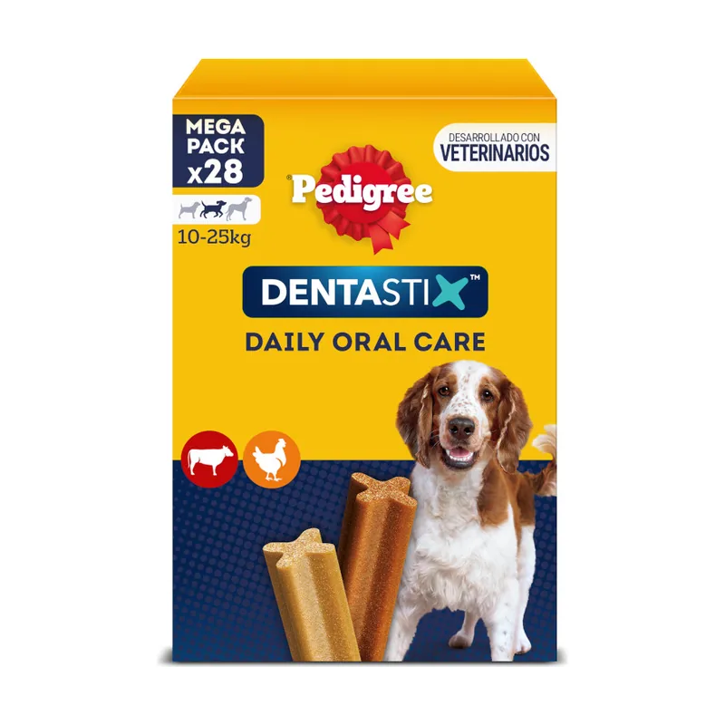 Pedigree 28 barritas Dentastix Snacks Dentales