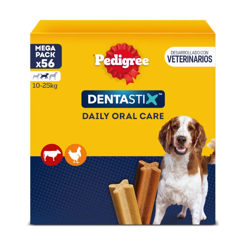 Pedigree 56 barritas Dentastix Snacks Dentales