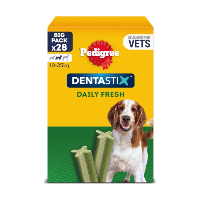 Pedigree 28 barritas Dentastix Fresh Snacks Dentales