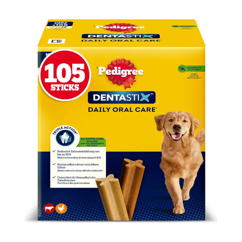 Pedigree 105 barritas Dentastix Snacks Dentales
