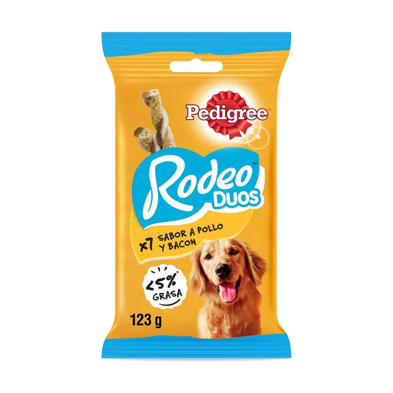 Pedigree 123 g Rodeo Duos Snack Pollo y Bacon