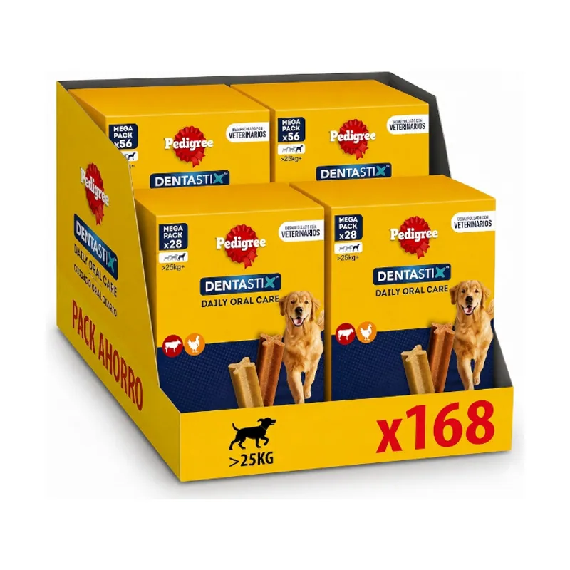 Pedigree 168 barritas Dentastix Snacks Dentales